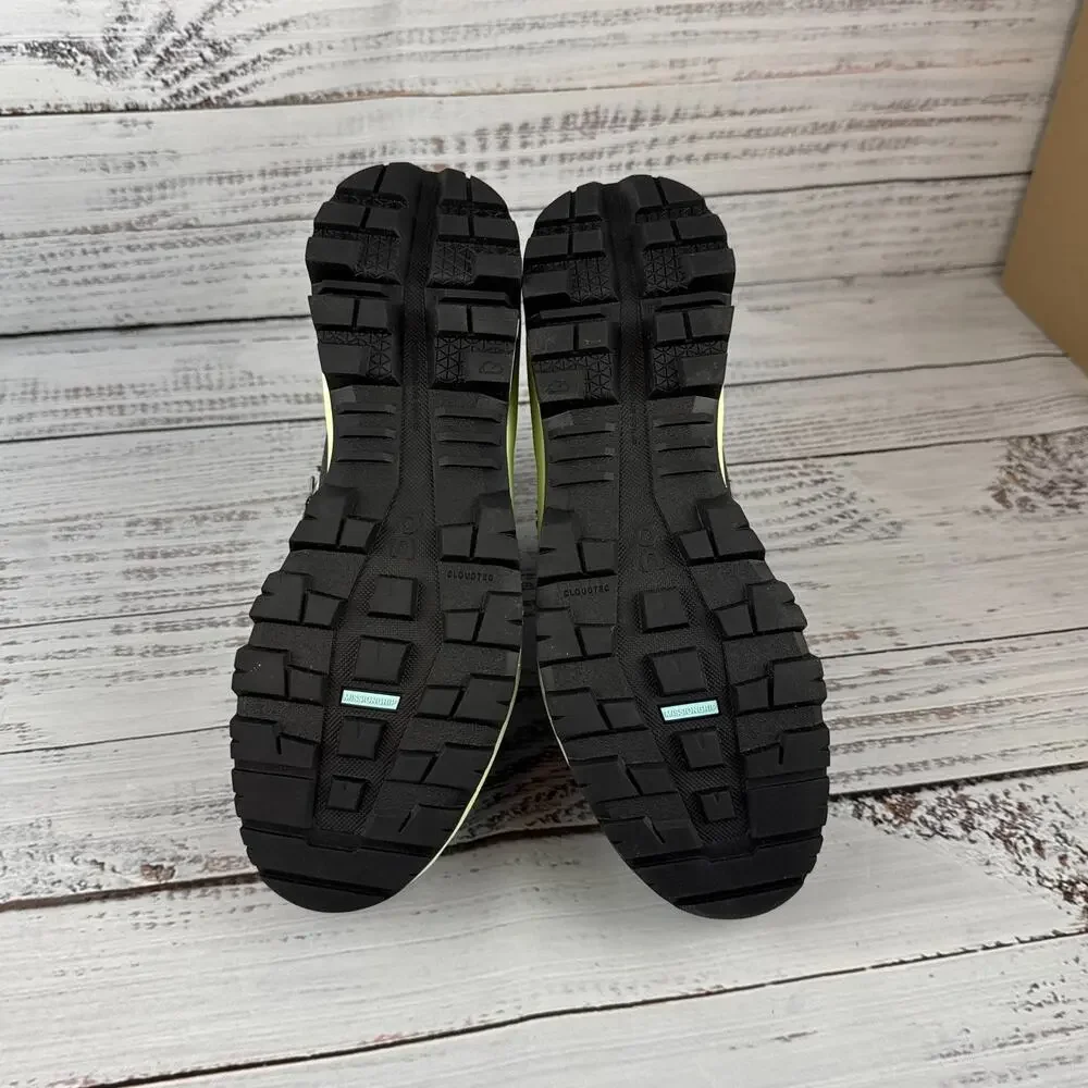 On Cloudalpine Waterproof Womens US 8 Hiking Boots Black Blue